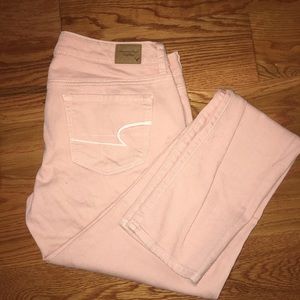 American Eagle Blush Pink Stretch Standard Jean